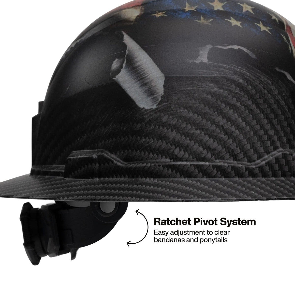 Klein 60346FS Non-Vented Full Brim Class E Hard Hat with Rechargeable Headlamp - 3