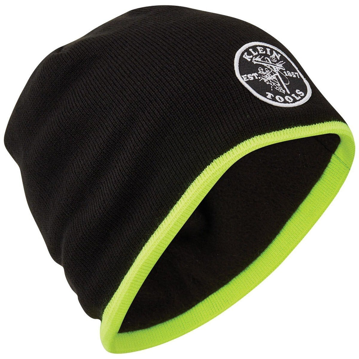 Klein 60391 Knit Beanie with Fleece Lining and High-Visibility Trim - 3