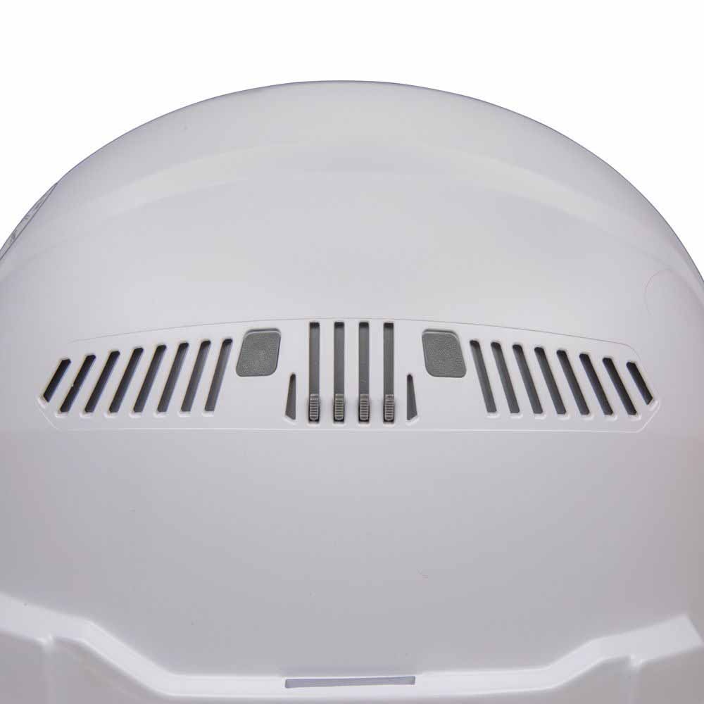 Klein 60407RL Hard Hat, Full Brim White w/Rechargeable Headlamp - 5