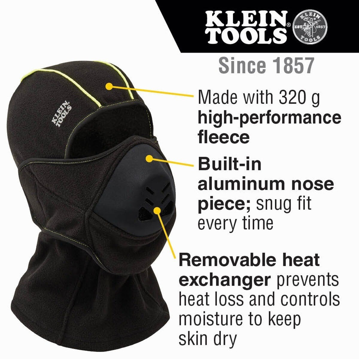 Klein 60413 Heat Exchanger Balaclava (One Size) - 2