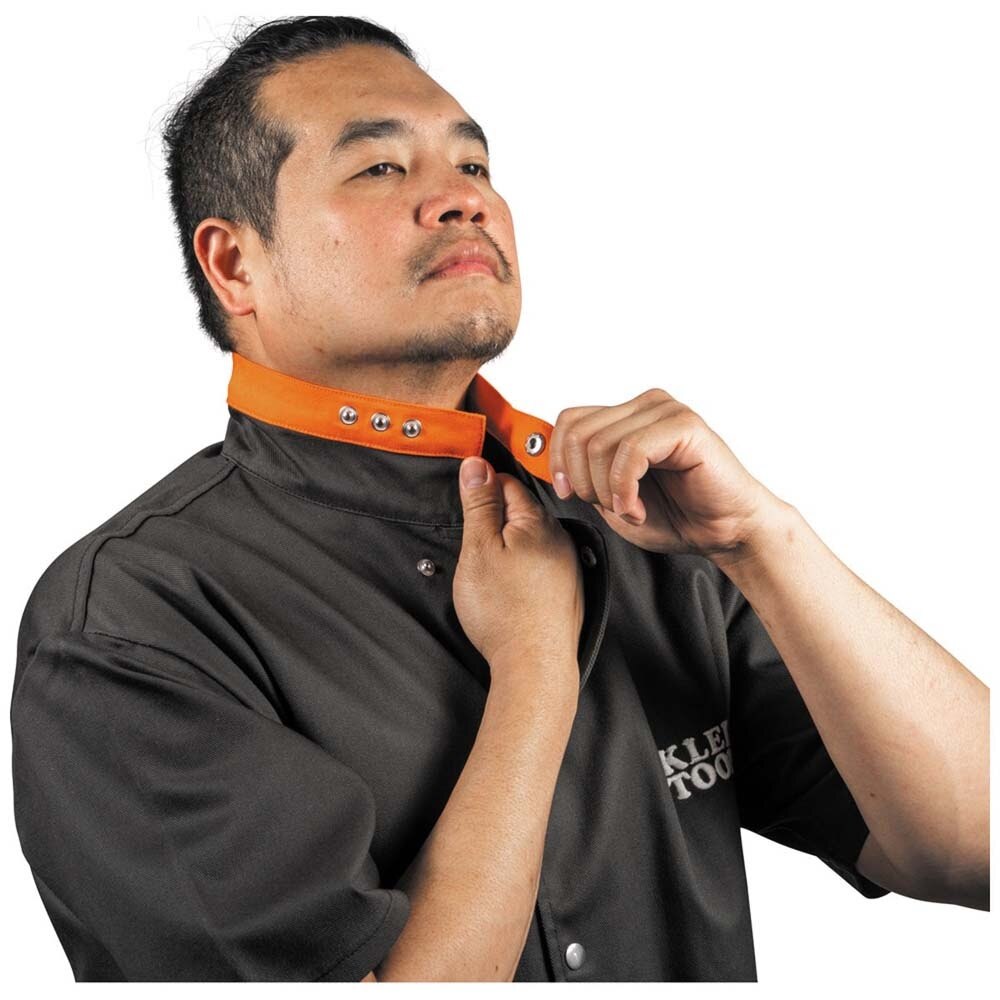 Klein 60788 Flame-Resistant Welding Jacket with Removable Welding Sleeves, Large - 7