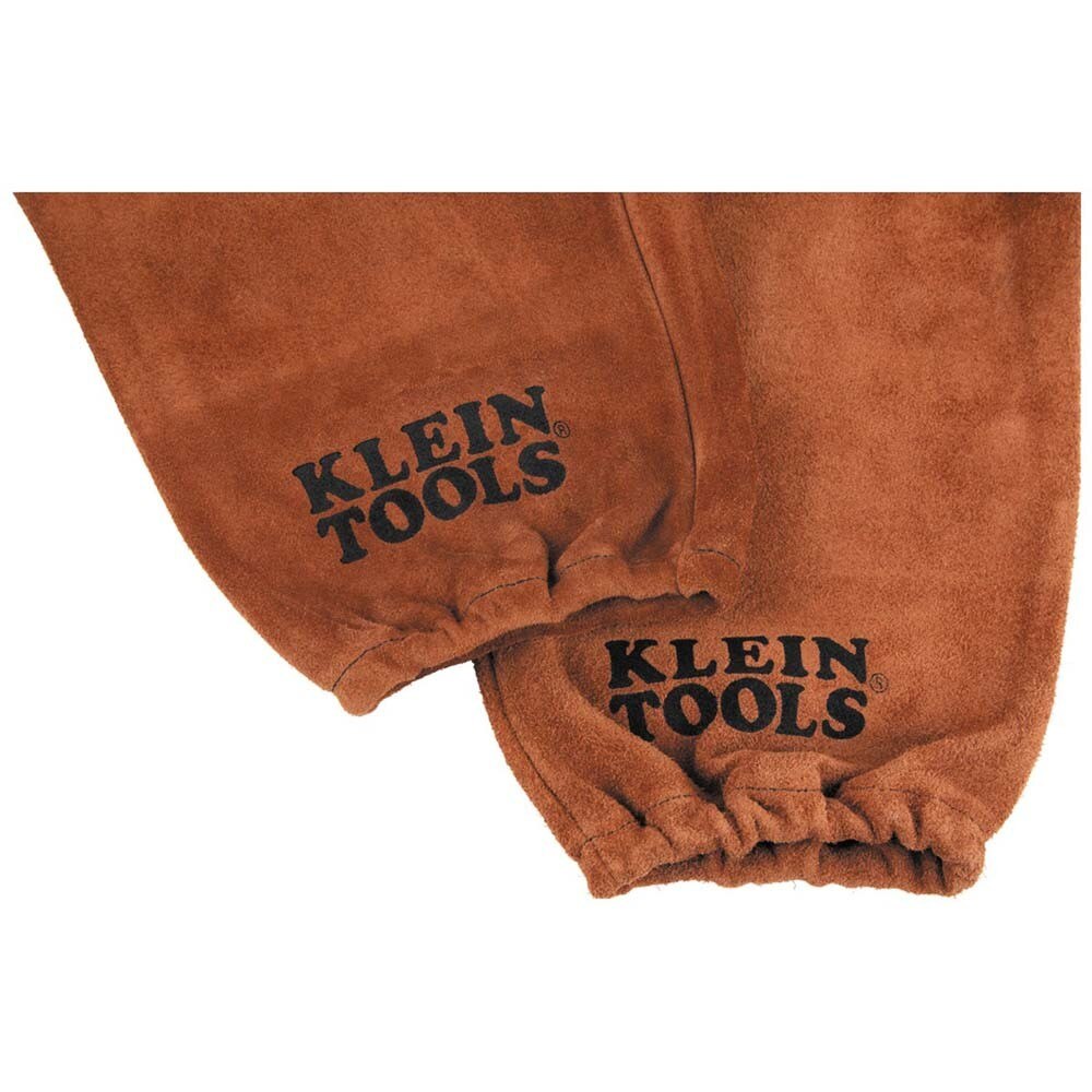 Klein 60834 Flame-Resistant Leather Welding Sleeves - 2