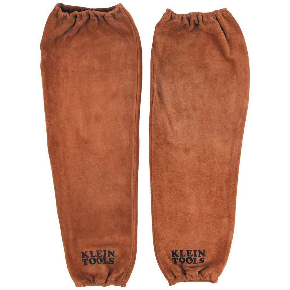 Klein 60834 Flame-Resistant Leather Welding Sleeves - 3