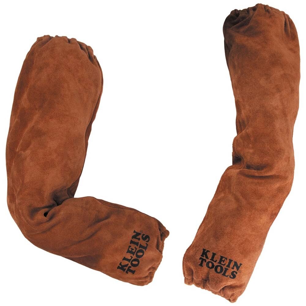 Klein 60834 Flame-Resistant Leather Welding Sleeves - 4