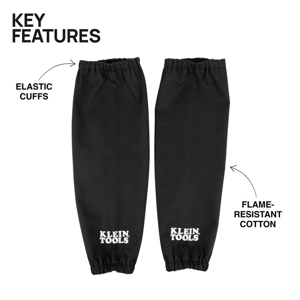 Klein 60845 Flame-Resistant Cotton Welding Sleeves - 2