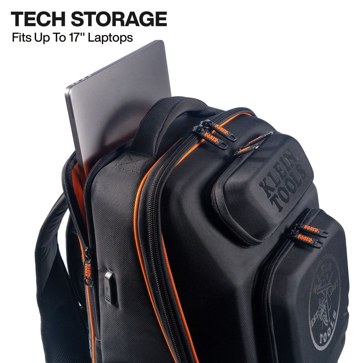 Klein 62809MB MODbox Hardshell Tool Backpack 40 Pockets 14.25 x 12.5 x 22" - 6