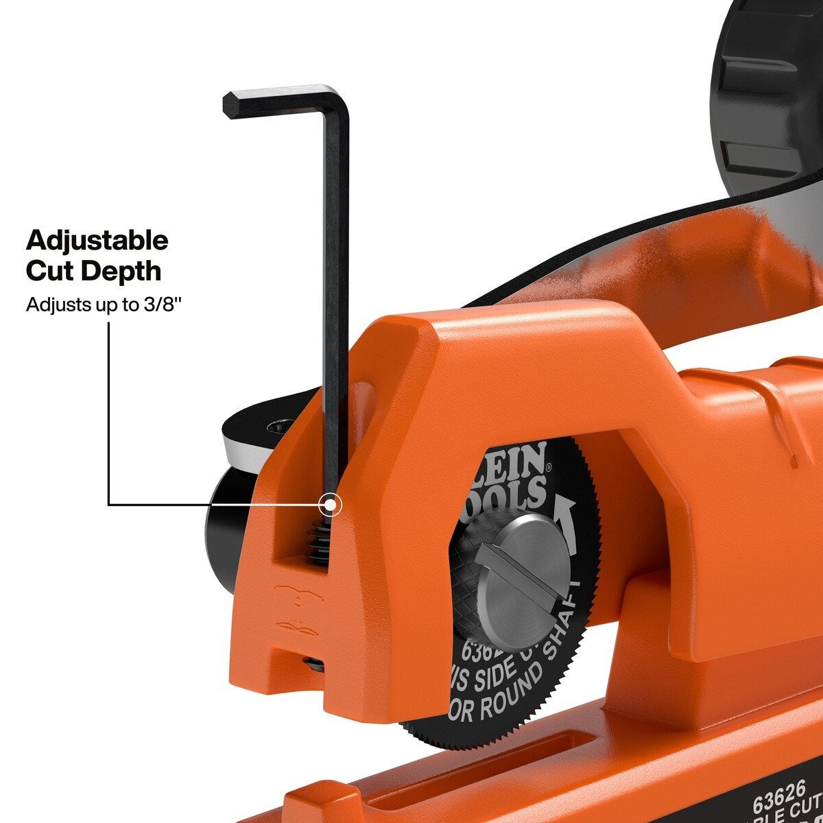 Klein 63625 MC Cable Cutter 3/8 in. Capacity with Blade Storage (1 Pack) - 5