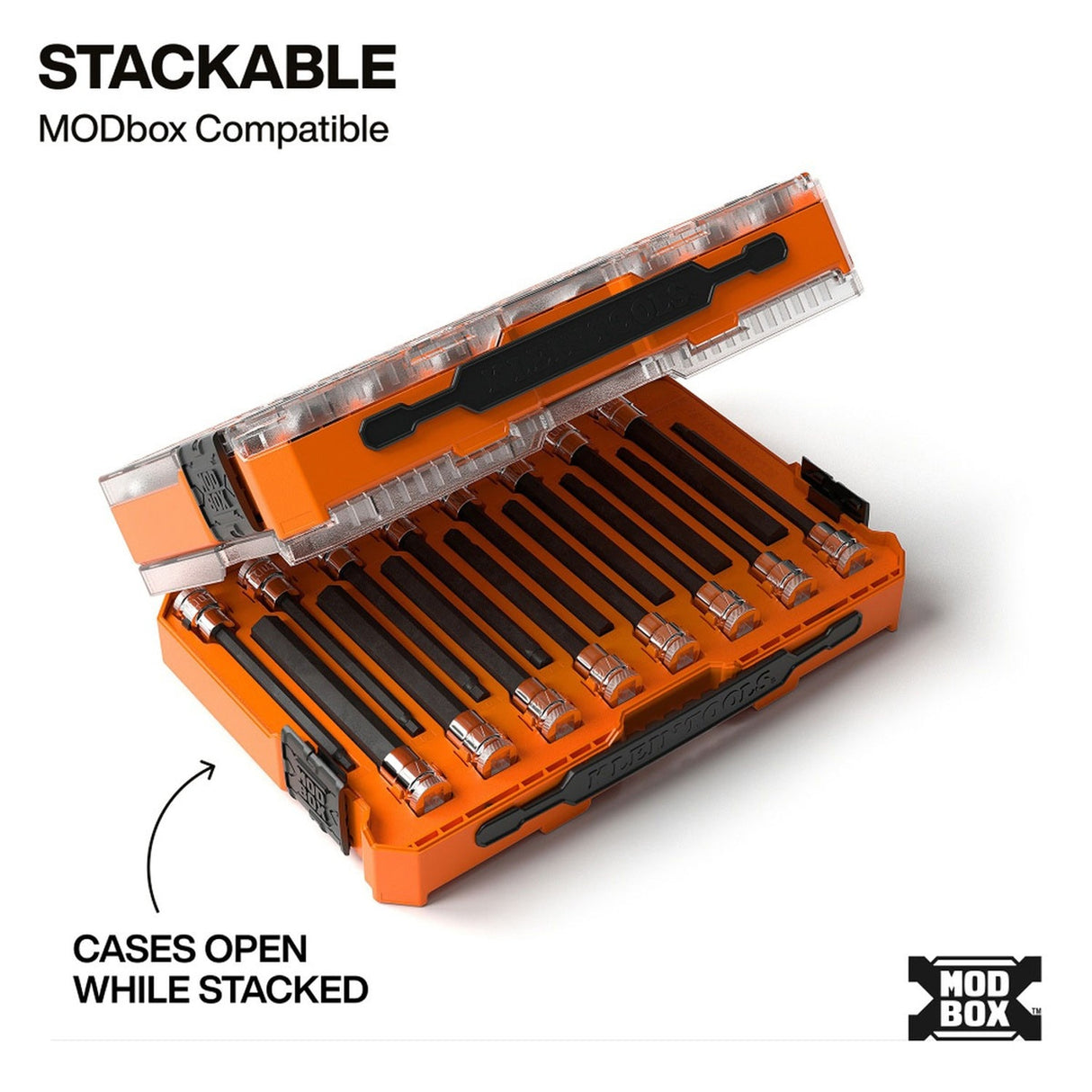 Klein 652216HEXL Long Hex Bit Socket Set, SAE and Metric for Fastening and Driving (16 Piece) - 5