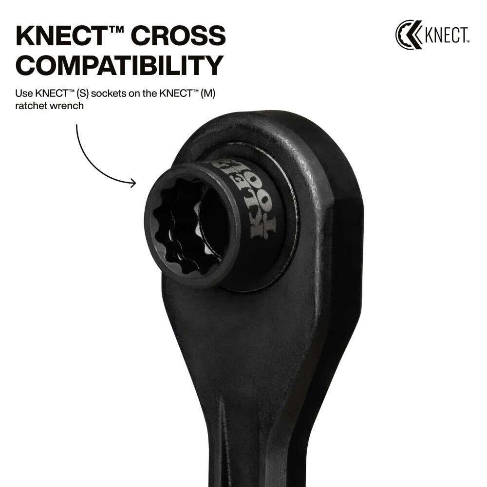 Klein 65KADPM KNECT (M) Impact Socket Adapter Set for Versatile Driving Situations - 6