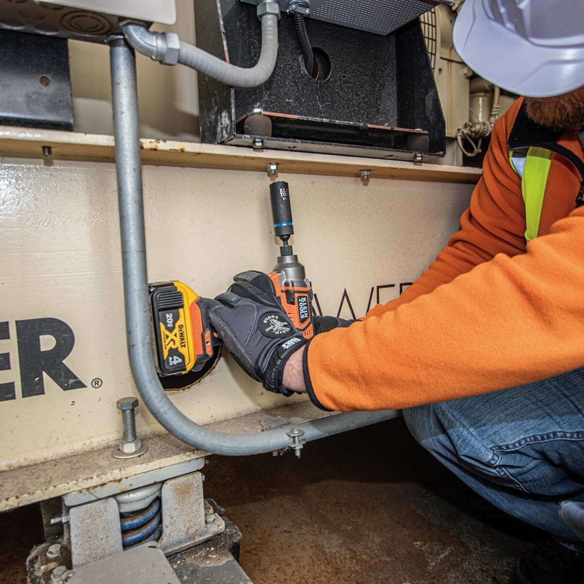 Klein 66014 2-in-1 12-Point Impact Socket, 7/8 in. x 11/16 in., 1/2 in. Drive (Each) - 8