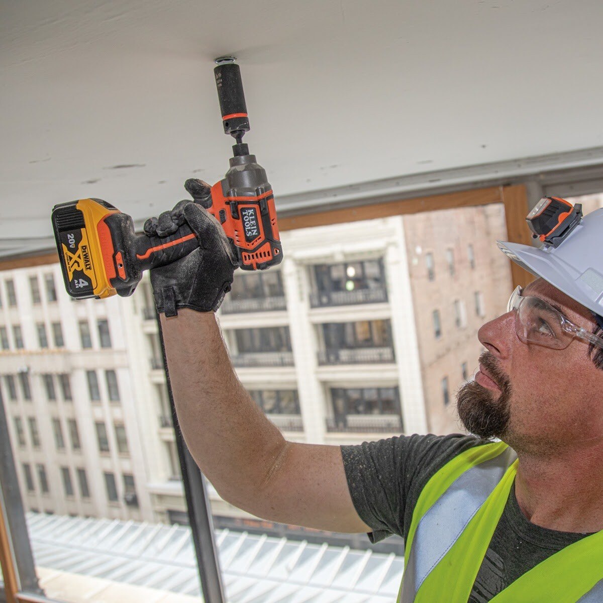 Klein 66040 2-in-1 12-Point Impact Socket Set with Adapter and Case (5 Piece) - 10