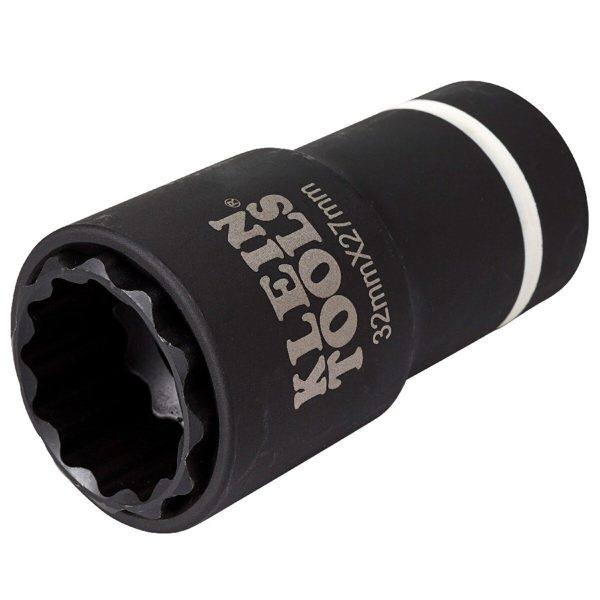 Klein 66054E 2-in-1 Metric Impact Socket, 12-Point, 32 x 27 mm - 2
