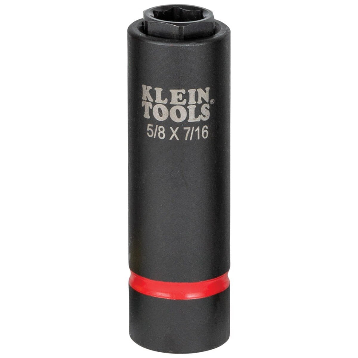 Klein 66062 2-in-1 6-Point Impact Socket, 5/8 in. x 7/16 in., 1/2 in. Drive