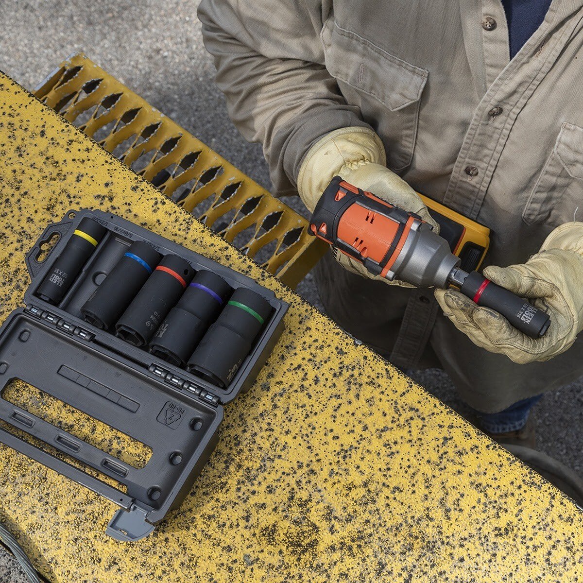 Klein 66062 2-in-1 6-Point Impact Socket, 5/8 in. x 7/16 in., 1/2 in. Drive - 6