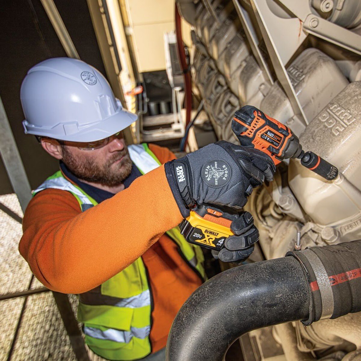 Klein 66064 2-in-1 6-Point Impact Socket, 7/8 x 11/16 in., 1/2 in. Drive - 8