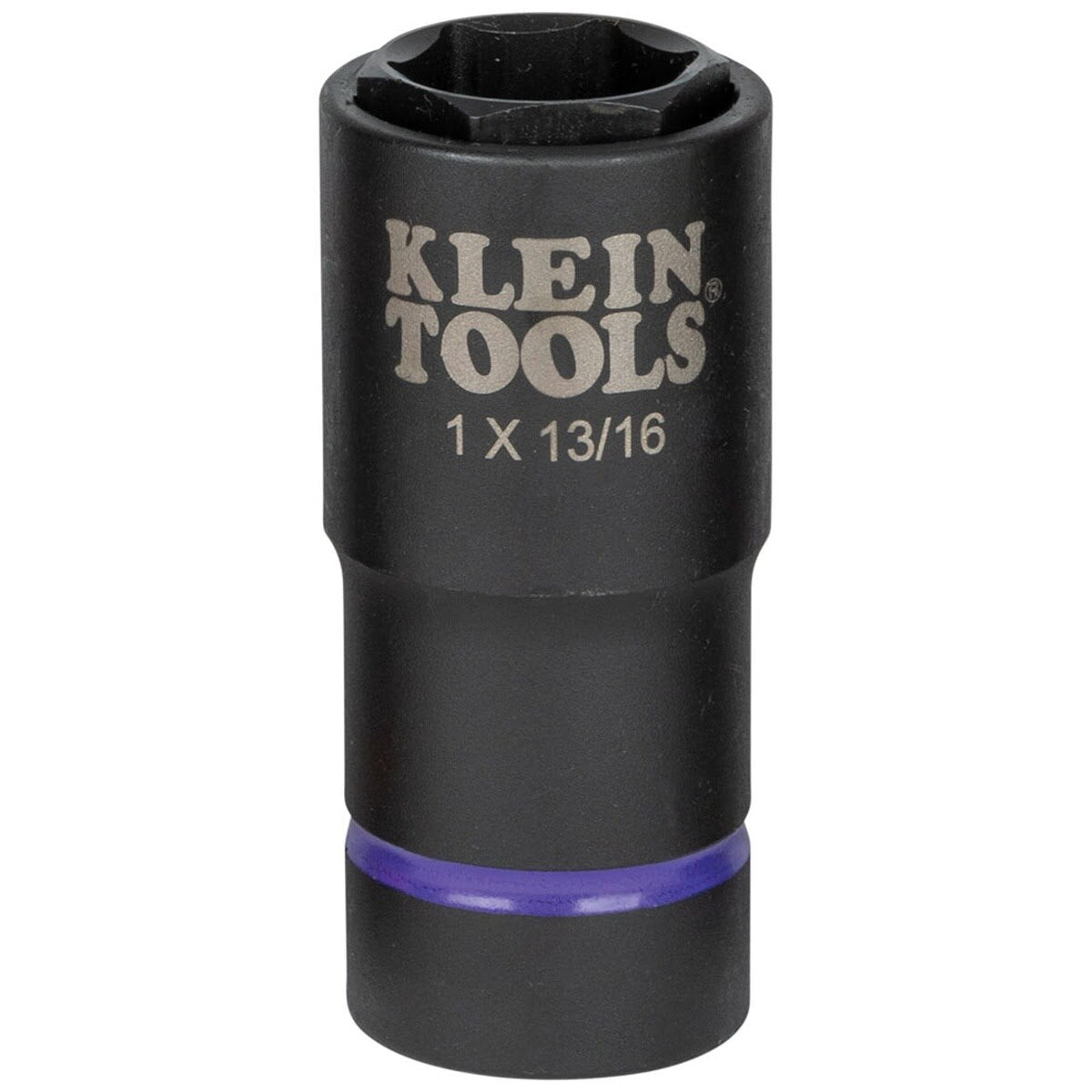 Klein 66065 2-in-1 6-Point Impact Socket, 1 in. and 13/16 in., 1/2 in. Drive (Each)