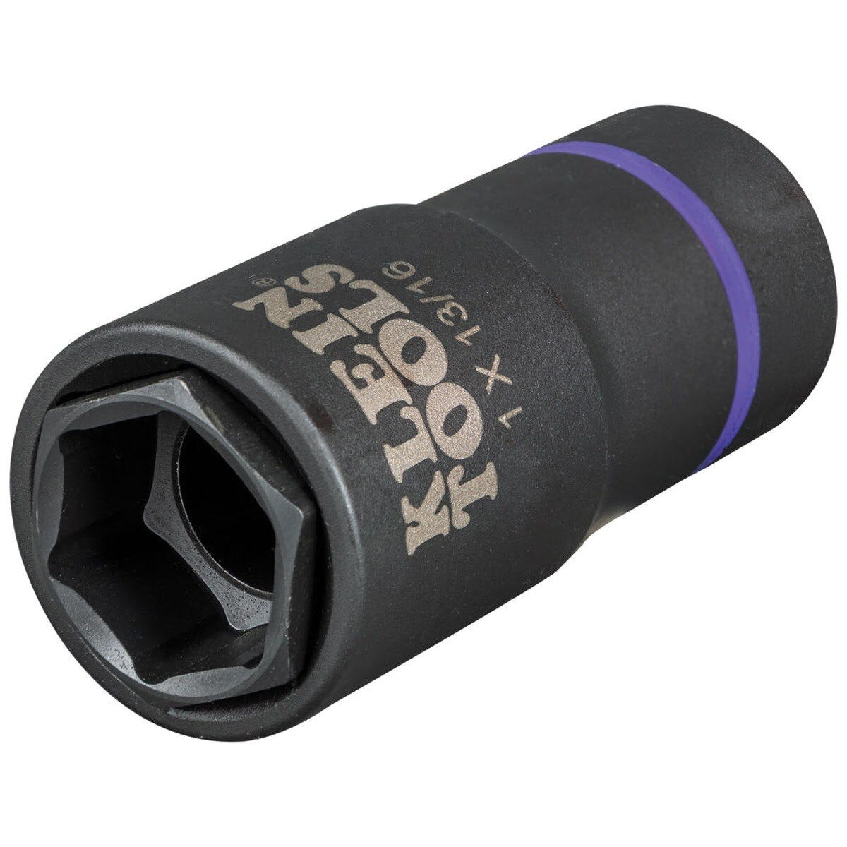 Klein 66065 2-in-1 6-Point Impact Socket, 1 in. and 13/16 in., 1/2 in. Drive (Each) - 4