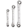 Klein 68244 Reversible Ratcheting Box Wrench Set, 3-Piece