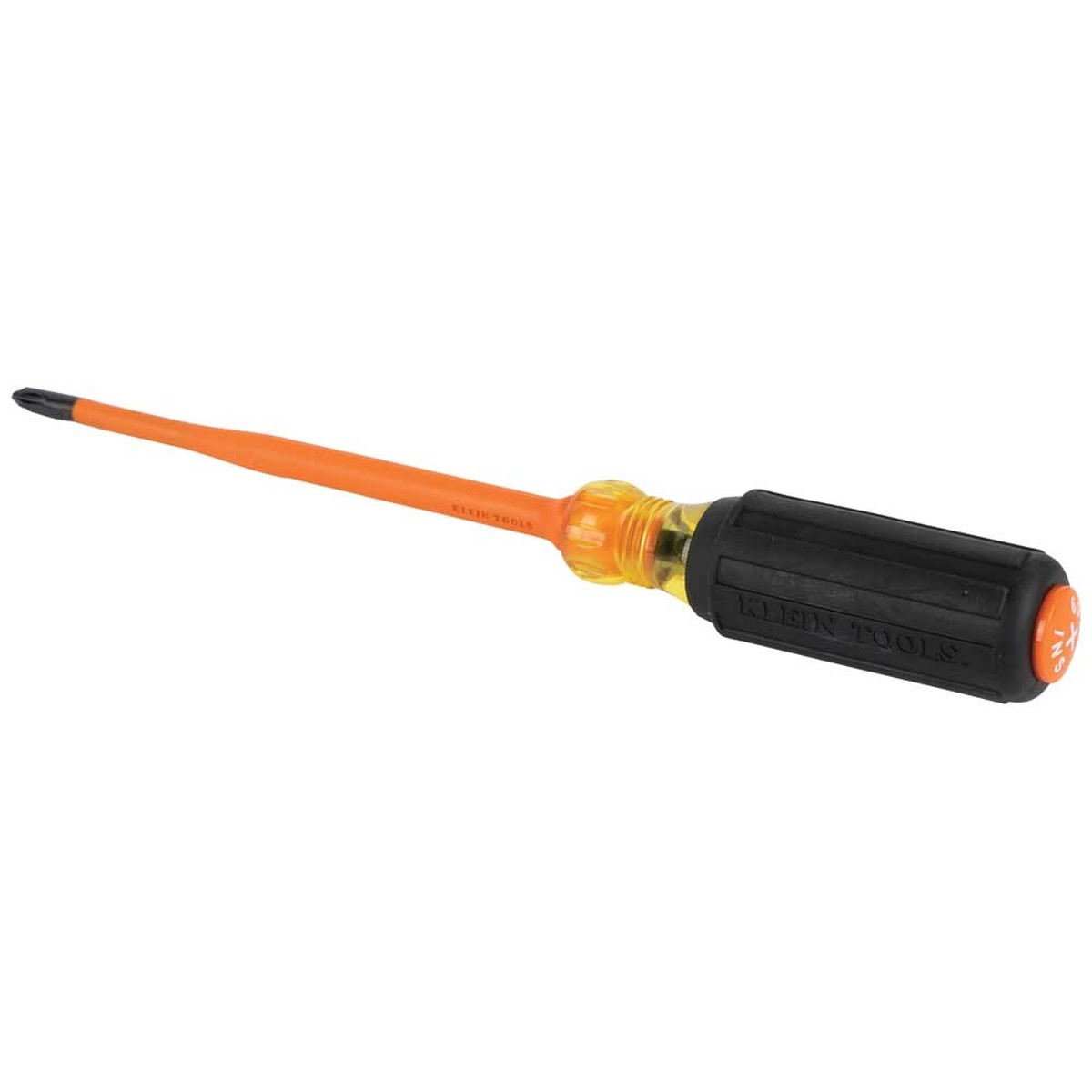 Klein 6936INS Slim-Tip 1000V Insulated #2 Phillips Screwdriver, 6-Inch Round Shank - 3