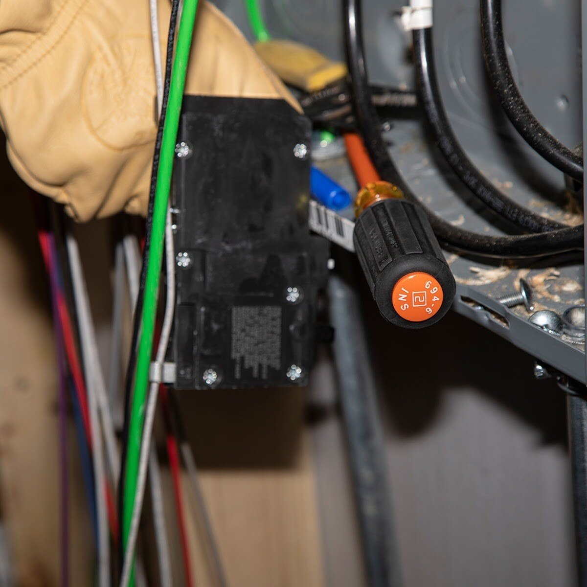 Klein 6944INS Slim-Tip 1000V Insulated Screwdriver, #2 Square, 4-Inch Round Shank - 10