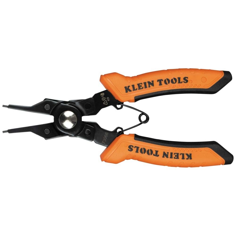 Klein 73066 6-in-1 Interchangeable Snap Ring Pliers