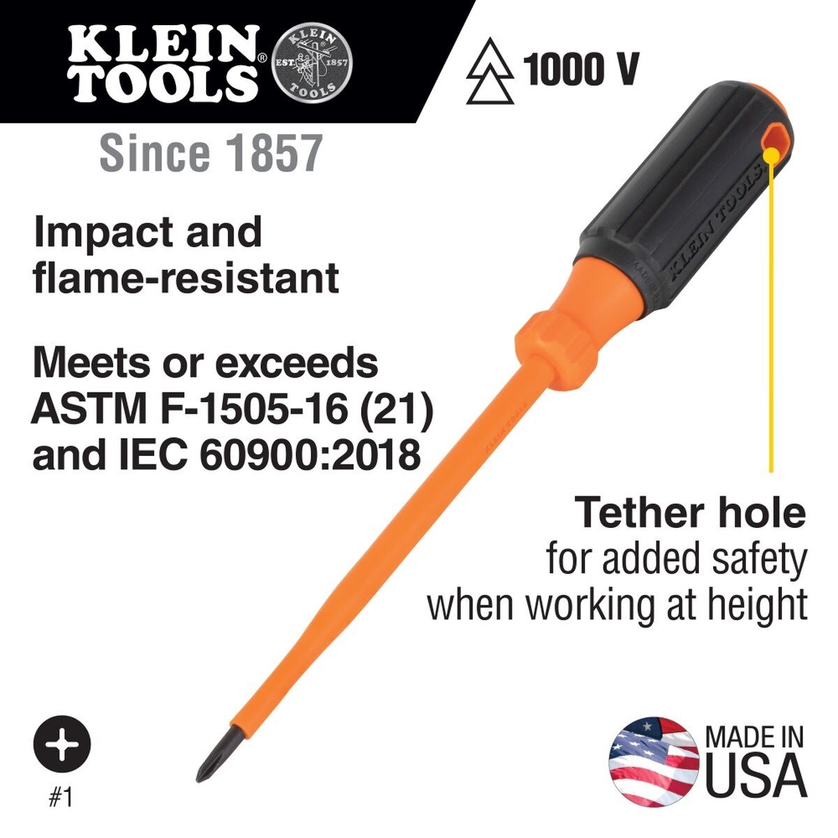 Klein 85077INSR Insulated Screwdriver Set with Magnetizer (7 Piece) - 2