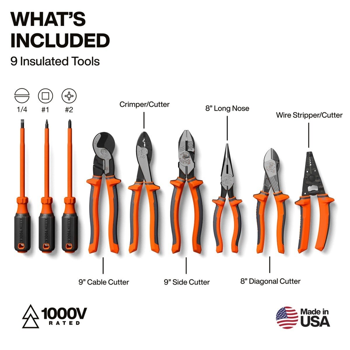 Klein 94161MBINS MODbox Insulated Tool Kit (9 Piece) - 2