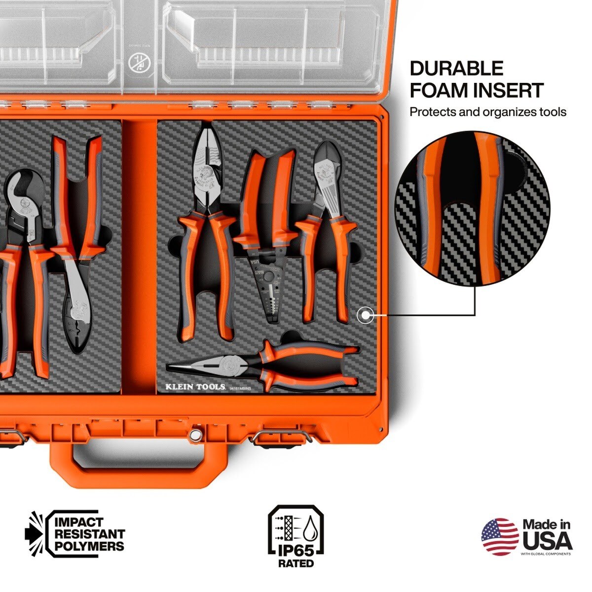 Klein 94161MBINS MODbox Insulated Tool Kit (9 Piece) - 3