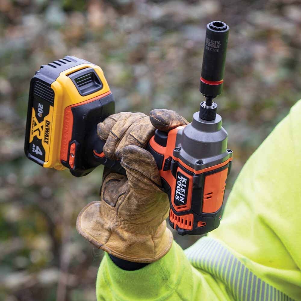 Klein BAT20CD1 Battery-Operated Compact Impact Driver, 1/4-Inch Hex Drive, Full Kit - 5