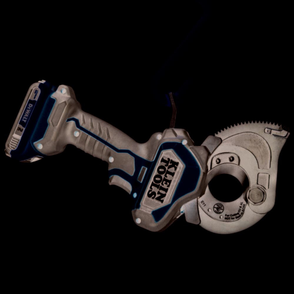 Klein BAT20GD10 Battery-Operated Cu/Al Closed-Jaw Cutter, 2 Ah - 4