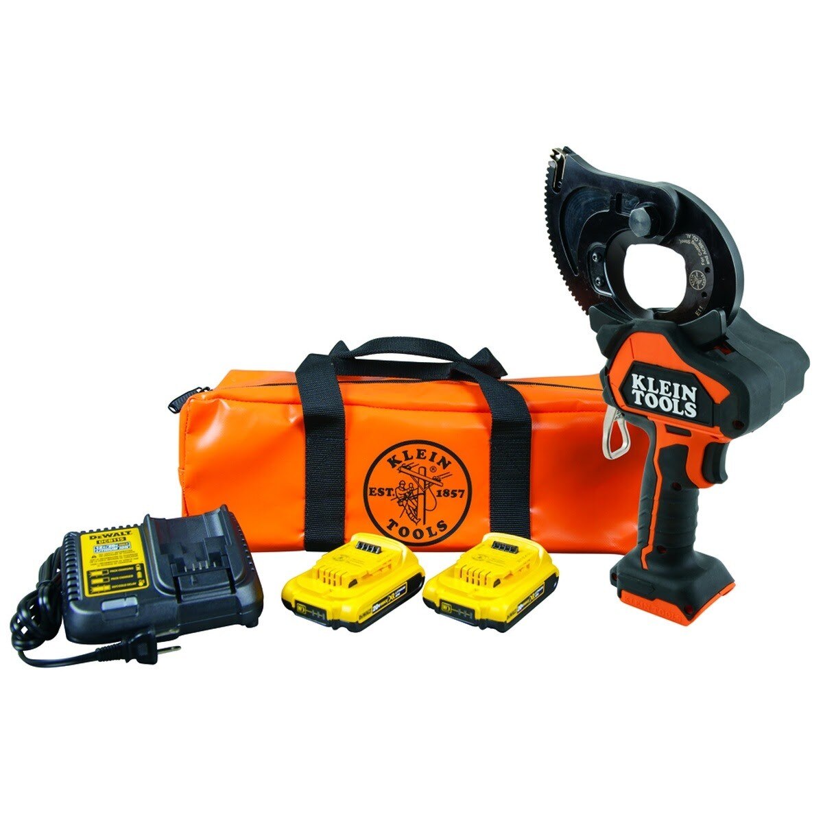 Klein BAT20GD1 Battery-Operated EHS Closed-Jaw Cable Cutter Kit with 20V 2 Ah Batteries - 2