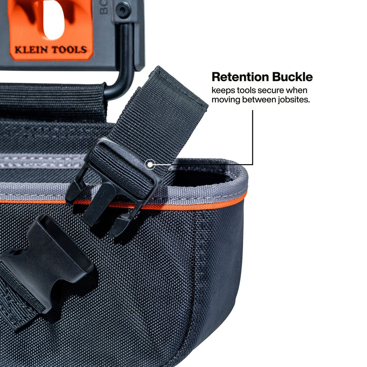 Klein BC532S Bucket Work Center Impact Holder S-Hook Compatible 4 x 12 x 13.5 in. (1 Pack) - 4