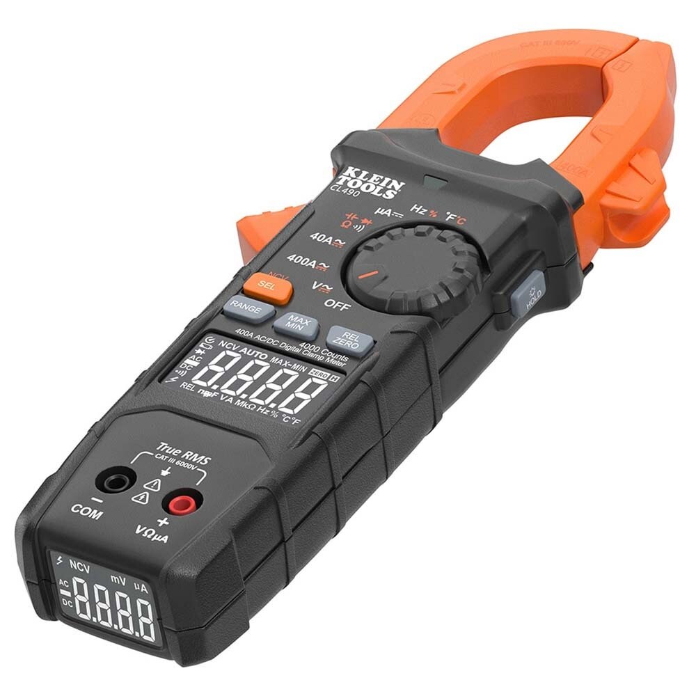 Klein CL490 400A AC/DC Dual-Display Auto-Ranging Digital Clamp Meter