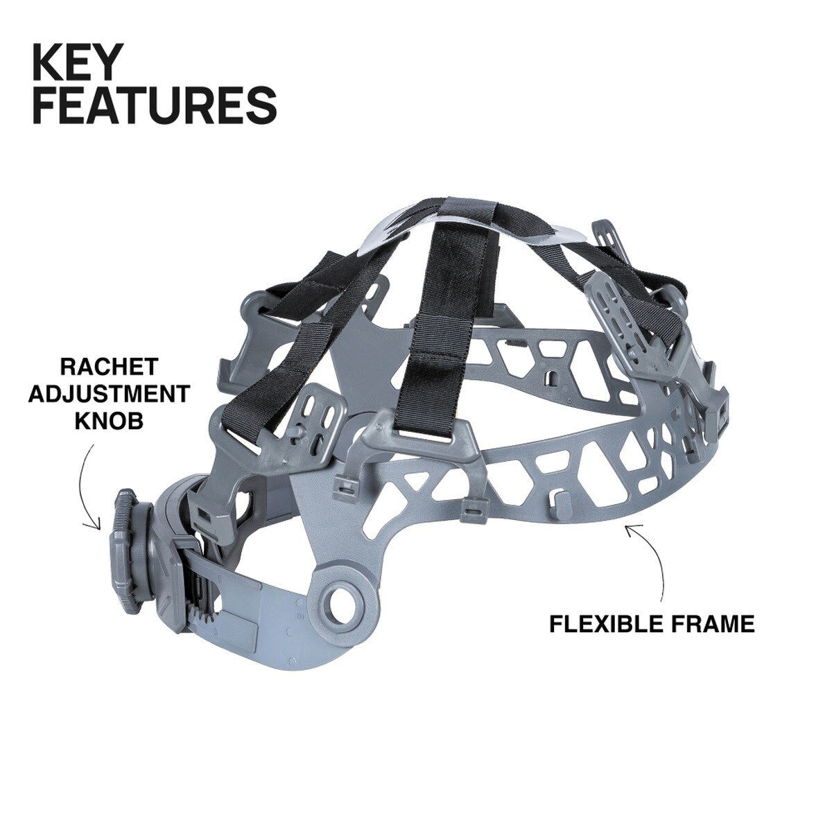 Klein CLMBRSPN Safety Helmet Suspension Replacement with 6-Point Ratchet Adjustment (1 Each) - 2