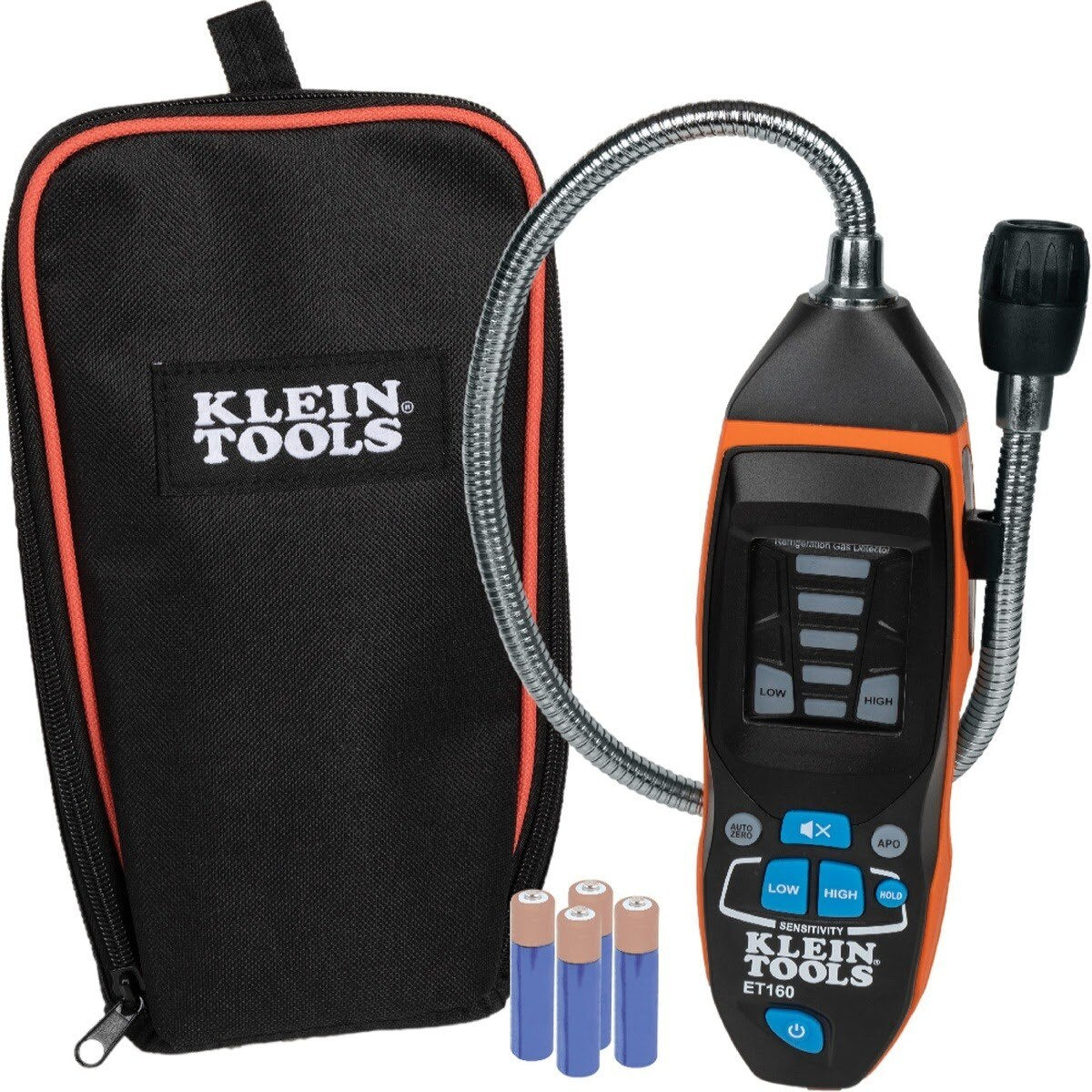 Klein ET160 Refrigerant Gas Leak Detector with 18 in. Gooseneck and Audible/Visual Alarms (Each) - 6