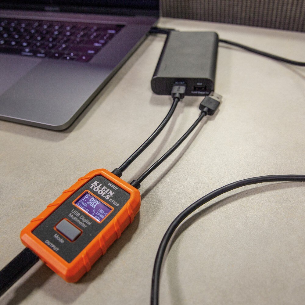 Klein ET920 USB Digital Meter, USB-A and USB-C - 4