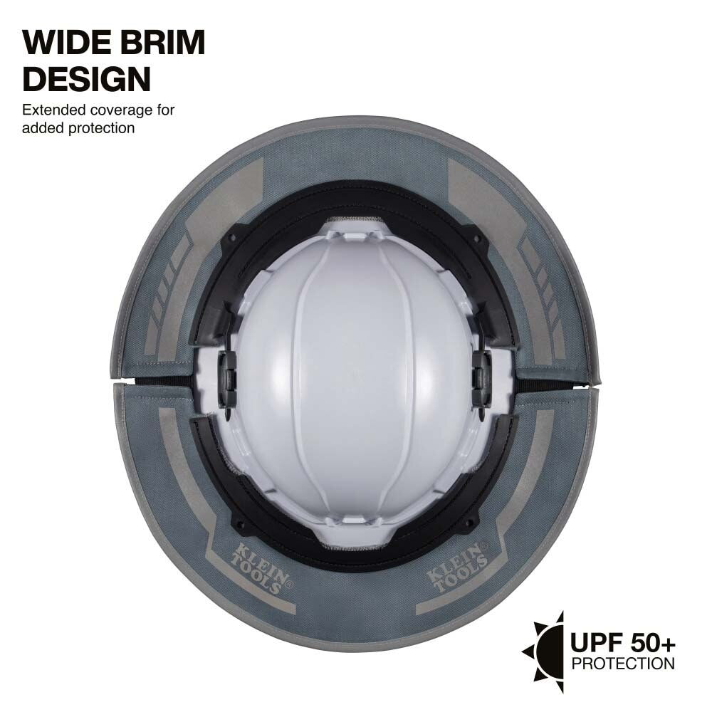 Klein FR03010 Flame-Resistant Full Brim Sombrero for Hard Hat Protection - 3