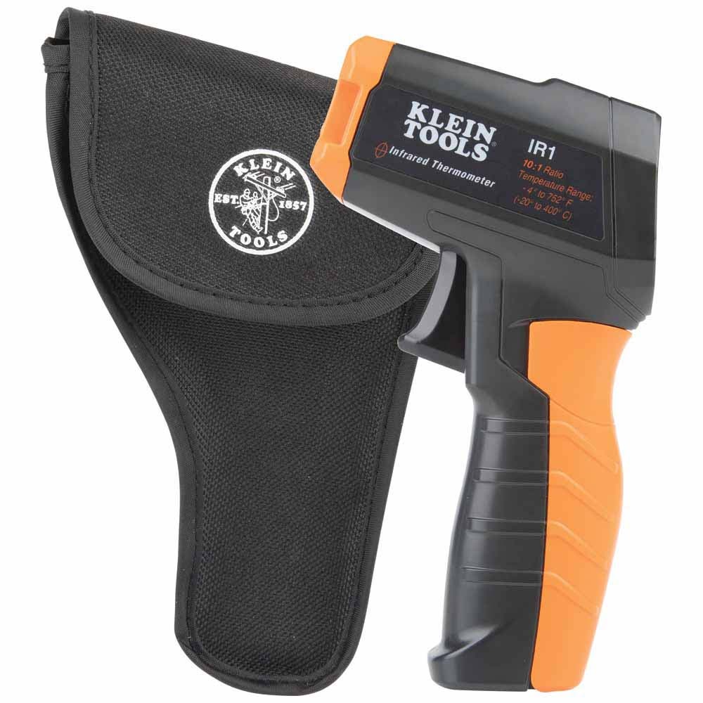 Klein IR1 Infrared Digital Thermometer with Targeting Laser, 10:1 - 7