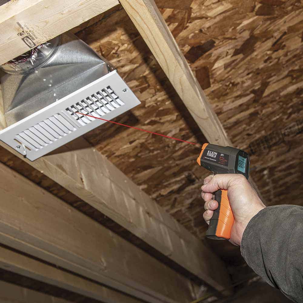 Klein IR1 Infrared Digital Thermometer with Targeting Laser, 10:1 - 9