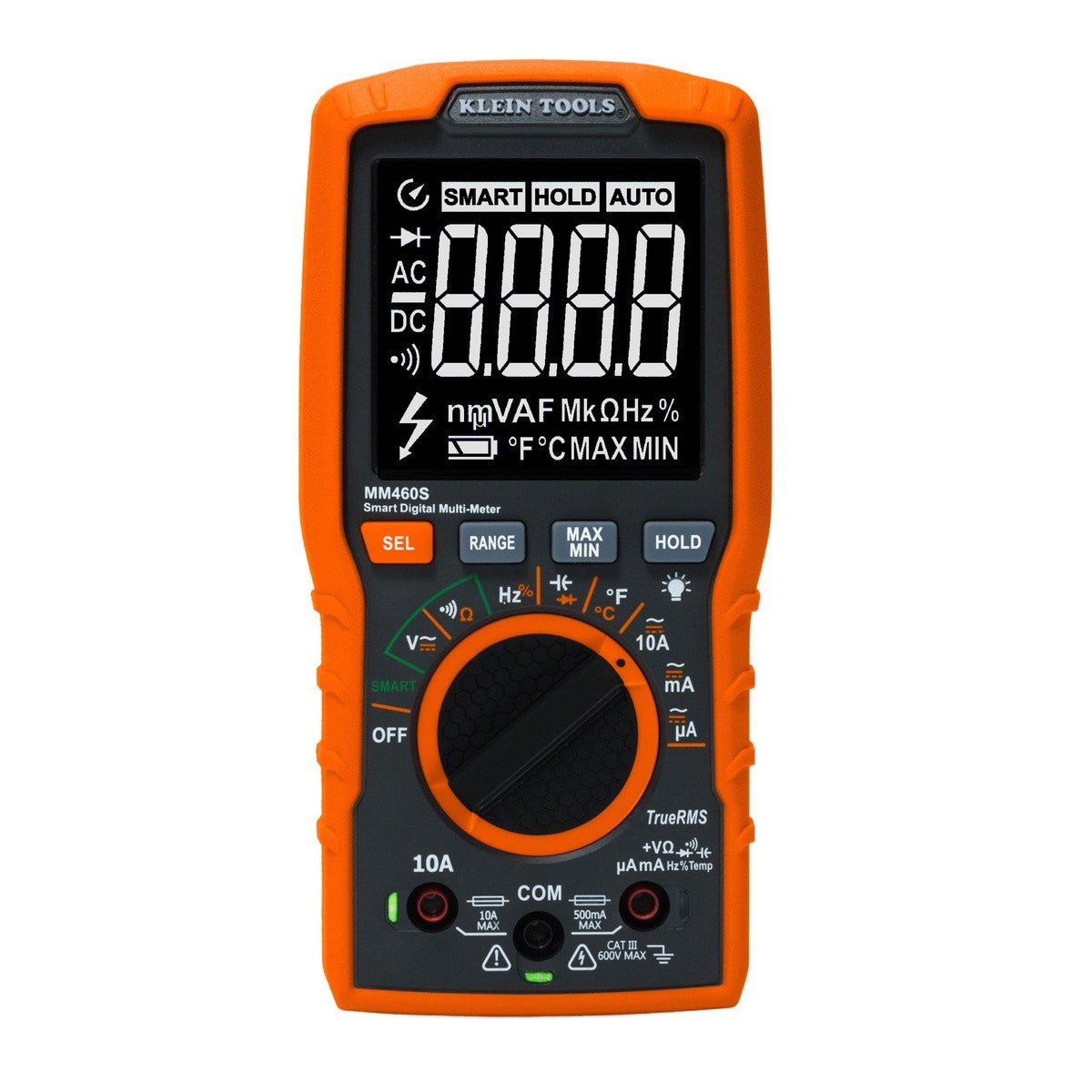 Klein MM460S Smart Digital Multimeter 600V AC DC Auto Ranging True RMS