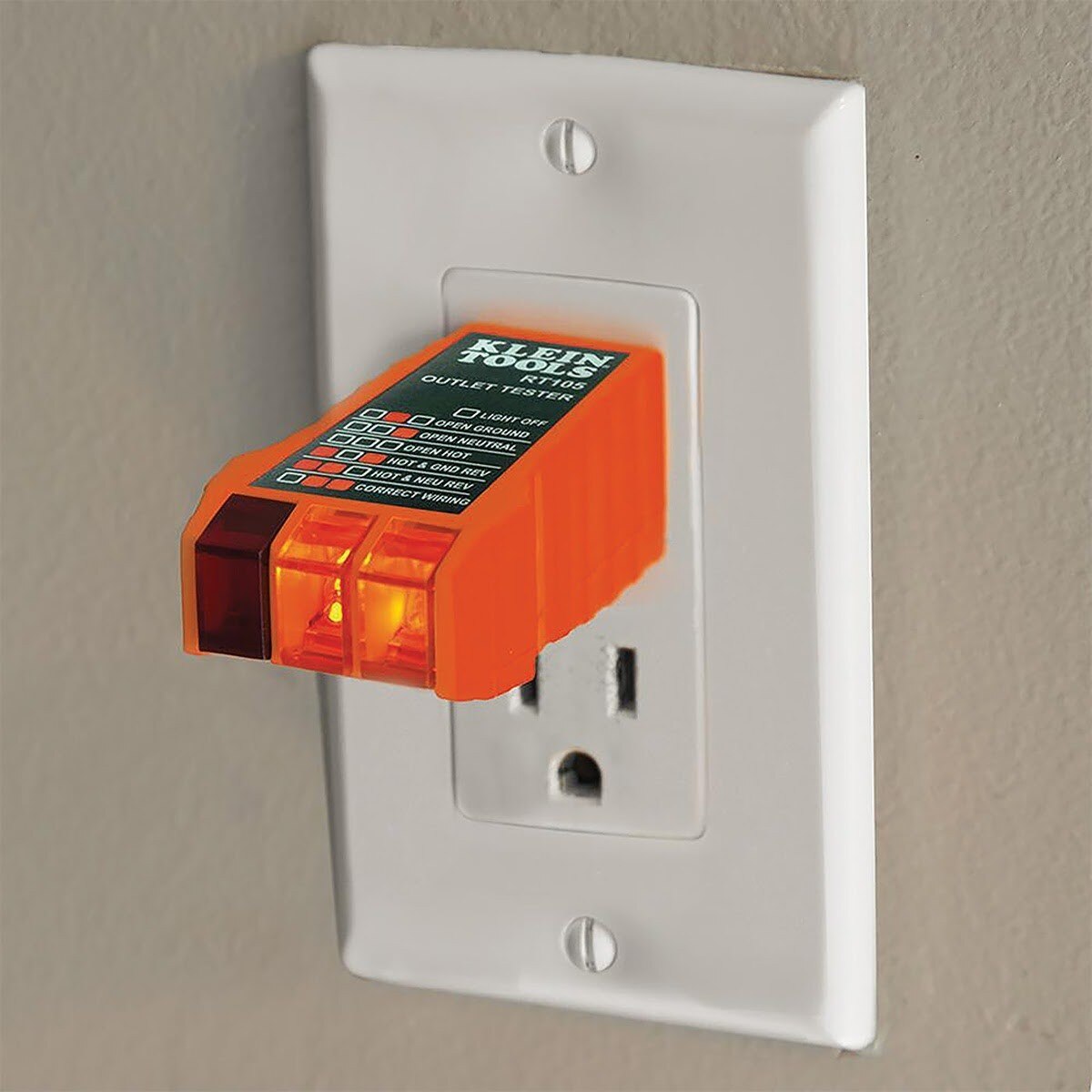 Klein NCVT2PKIT Dual Range NCVT with Receptacle Tester Electrical Test Kit - 10