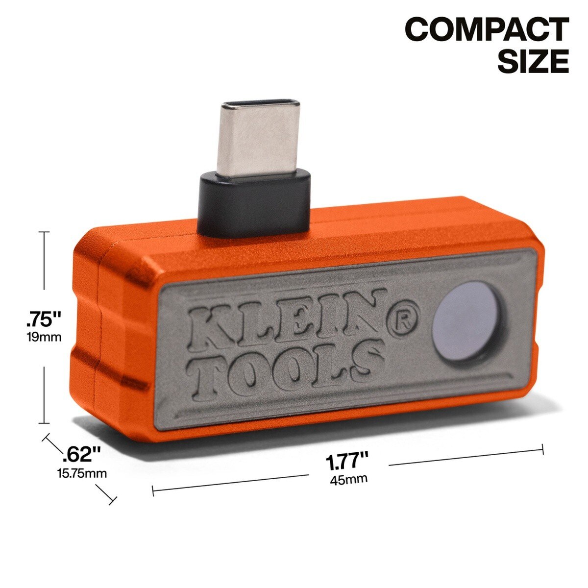 Klein TI223 Mobile Thermal Imager for Android and iOS with 19,200 Pixel Resolution USB C Connectivity (1 Pack) - 2