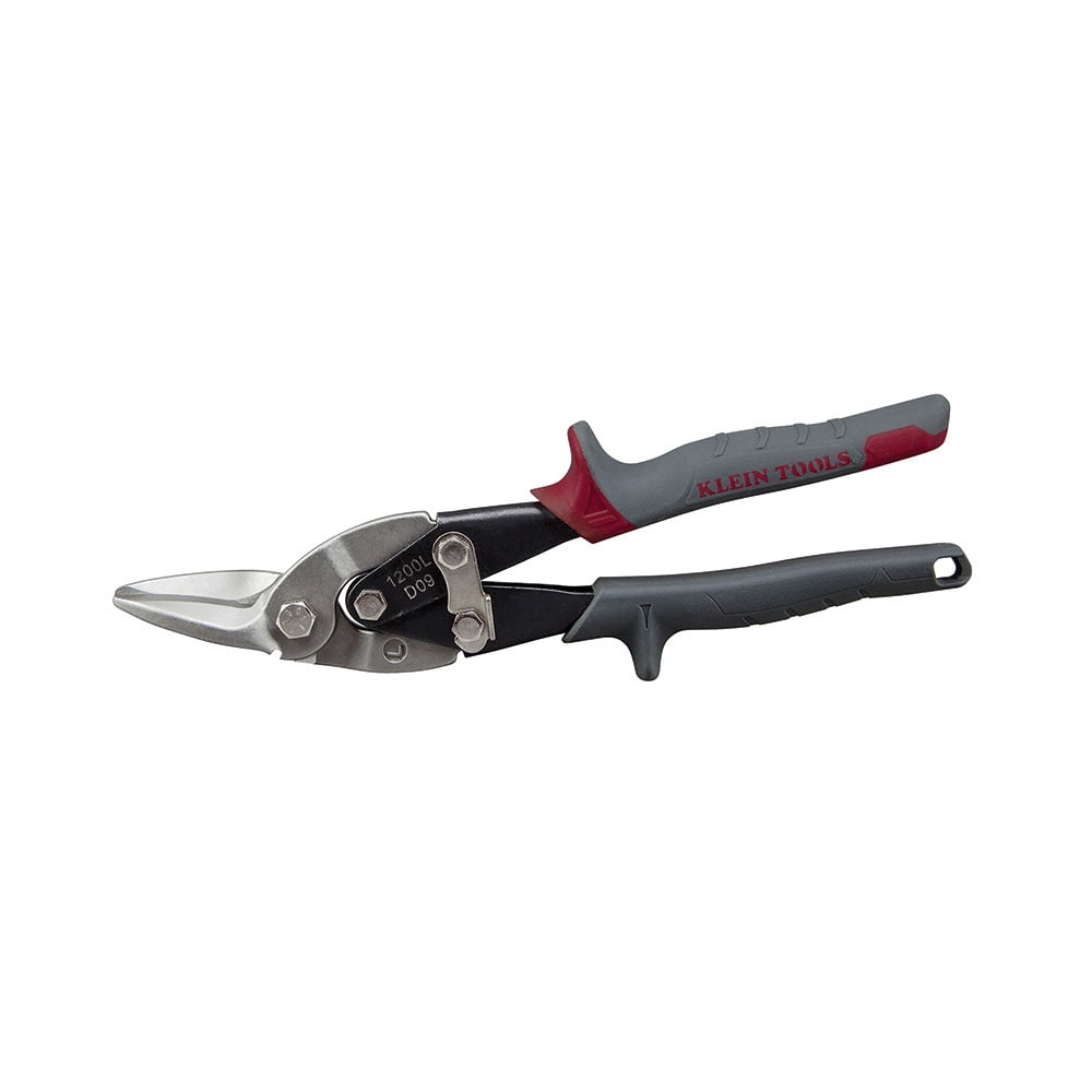 Klein 1200L Aviation Snips with Wire Cutter, Left