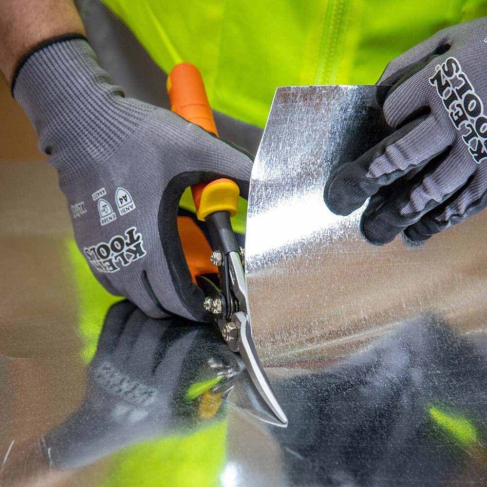 Klein 1302S Long Cut Aviation Snips, Straight - 3