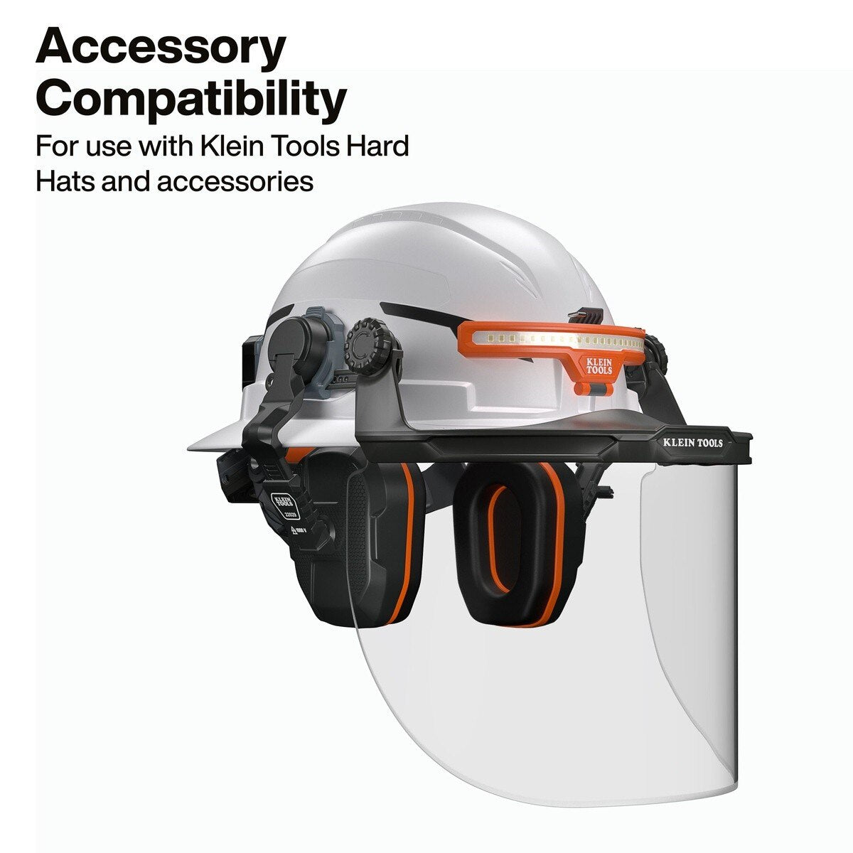 Klein Tools 22029 Slim Non-Conductive Hard Hat Earmuffs with 27 dB NRR - 8