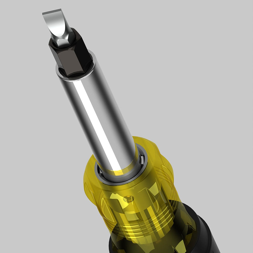 Klein Tools 32557 10-in-1 Heavy Duty Multi-Bit Screwdriver / Nut Driver - 6