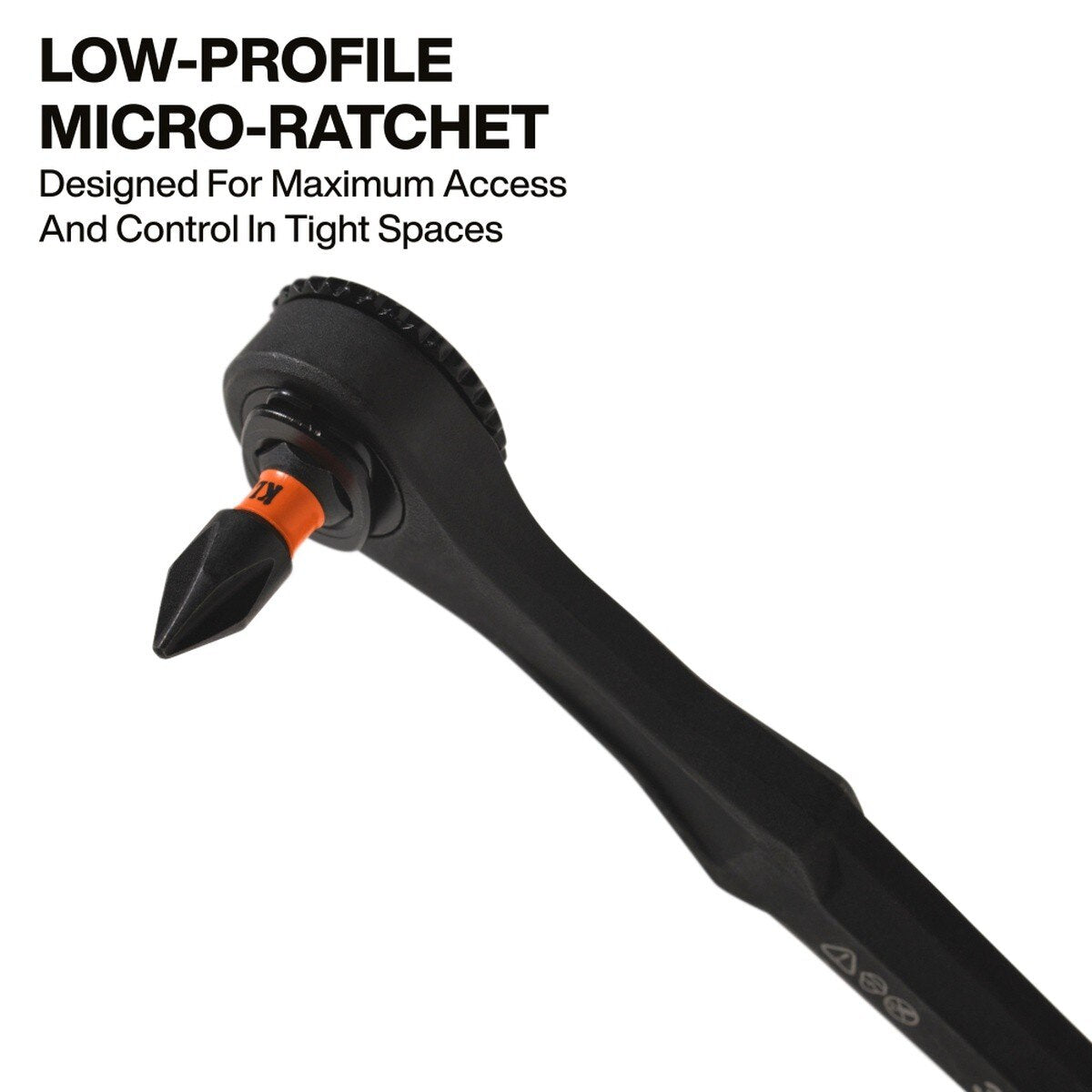 Klein Tools 32787S ProFlex micro ratchet impact bit set with magnetic bit holder and slim case (20 Piece) - 3