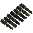 Klein Tools 32796 Pro Impact Power Bits, Assorted 7-Pack