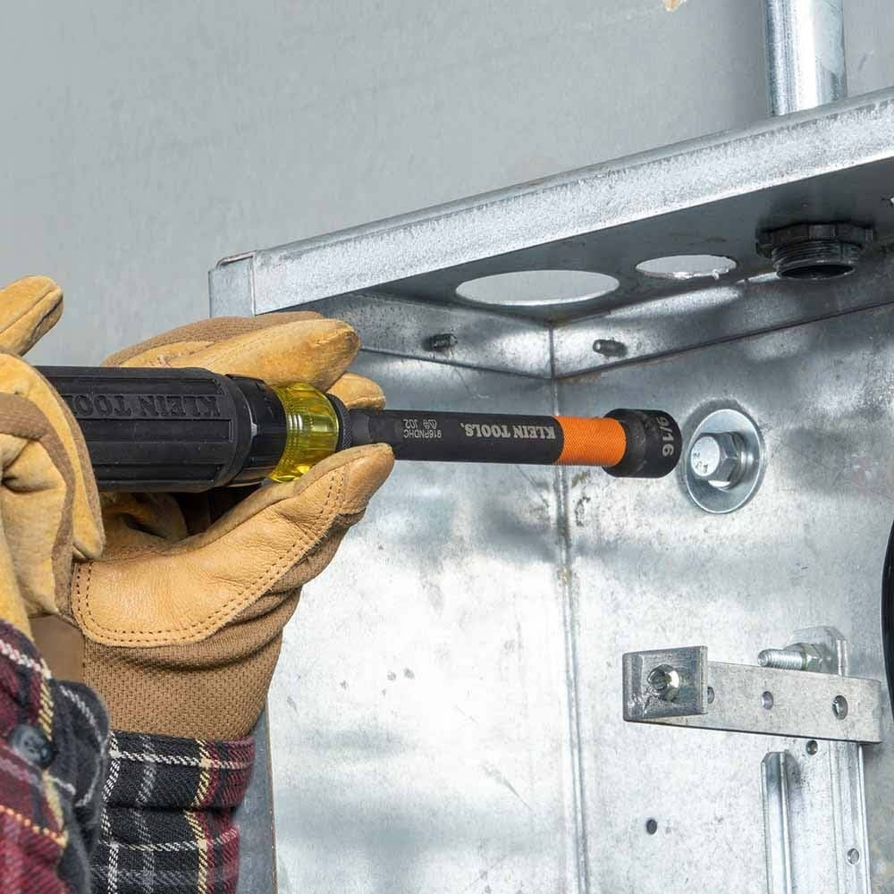 Klein 32930 Magnetic Color-Coded Power Nut Setters, 6-Piece Set - 9