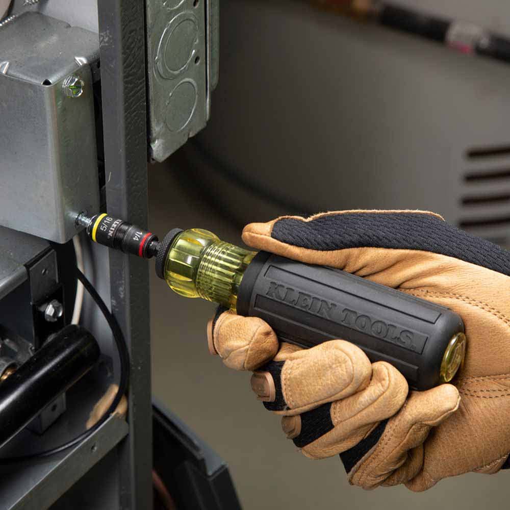 Klein Tools 32931 3-in-1 Impact Rated Flip Socket Set - 5